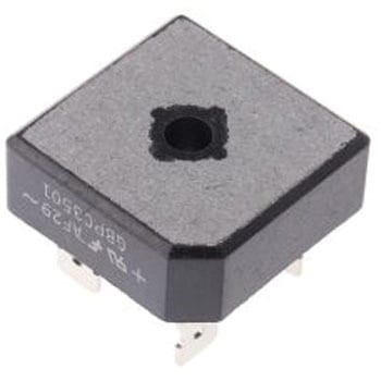 onsemi 整流用 ブリッジダイオード 単相 35A， 100V， 29 x 29 x 11.23mm， GBPC3501 onsemi