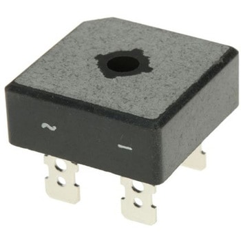 onsemi 整流用 ブリッジダイオード 単相 35A， 1000V， 29 x 29 x 11.23mm， GBPC3510 onsemi