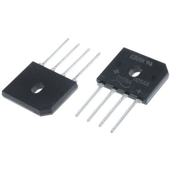 onsemi 整流用 ブリッジダイオード 単相 8A， 800V， 22.3 x 3.56 x 18.8mm， GBU8K onsemi