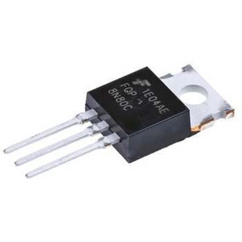 onsemi Nチャンネル MOSFET800 V 8 A スルーホール パッケージTO-220AB 3 ピン onsemi
