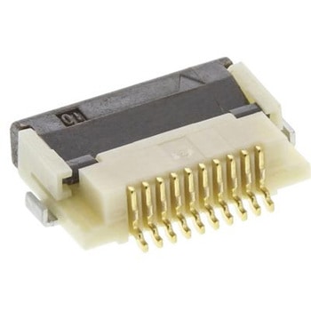 ヒロセ電機 FPC/FFC コネクタ， 10極， 0.5mm， 表面実装 HIROSE(ヒロセ電機)