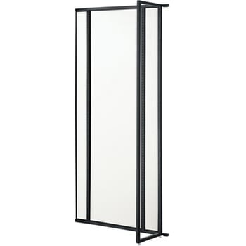 UR壁面タイプ W90cm【ブラック枠】 アズワン