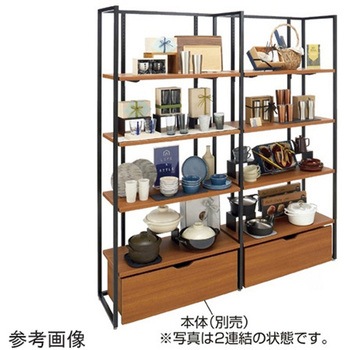 UR壁面タイプ W90cm【ブラック枠】 アズワン