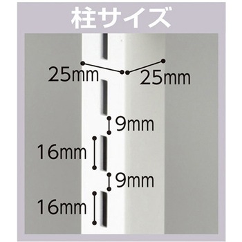 UR壁面タイプ W90cm【ブラック枠】 アズワン