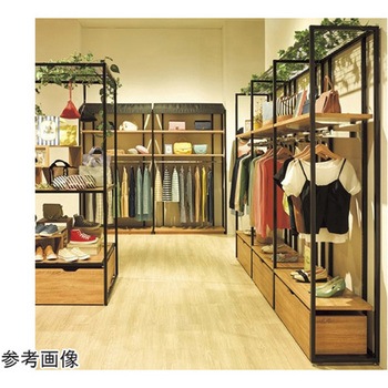 UR壁面タイプ W90cm【ブラック枠】 アズワン