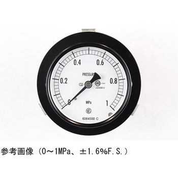 普通形圧力計(Φ75)埋込形D枠(取付金具) AC15-171シリーズ 長野計器