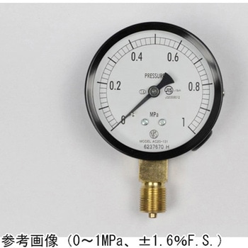 普通形圧力計(Φ75)立形A枠 AC20-131シリーズ 長野計器