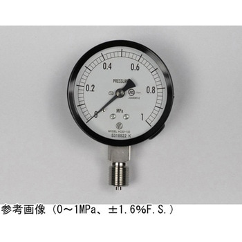 普通形圧力計(Φ75)立形A枠 AC20-133シリーズ 長野計器