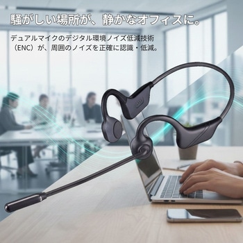 MNC10pro ワイヤレス骨伝導ヘッドセット Move