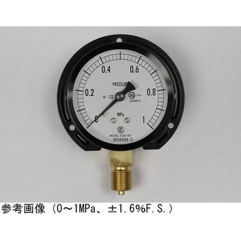 普通形圧力計(Φ75)立形B枠 蒸気用 AC20-231シリーズ 長野計器