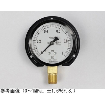 普通形圧力計(Φ75)立形B枠 AC20-281シリーズ - 長野計器