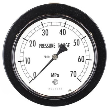 普通形圧力計(Φ100)70MPa 埋込形D枠(取付金具)耐振用 AE15-133シリーズ - 長野計器