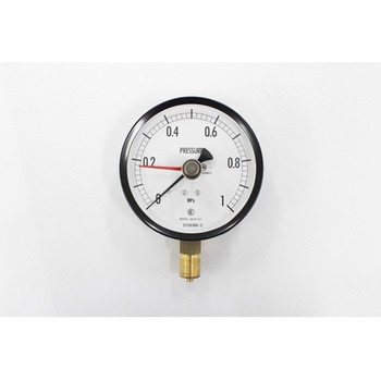 普通形圧力計(Φ100)1MPa 設置針付 立形A枠 AE20-131シリーズ 長野計器