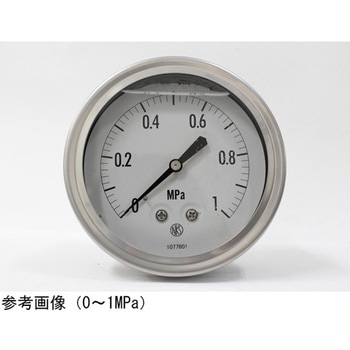 グリセリン入圧力計(100Φ)25MPa GV47-193シリーズ 長野計器