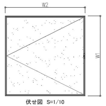 天井点検口ハイハッチMMⅡ (目地タイプ) ナカ工業 【通販モノタロウ】