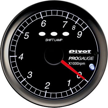 PT6-W PROGAUGE(高精度ハイレスポンスタコメーター)シフトランプ付き 1