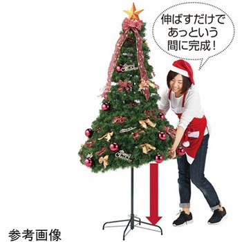 ポップアップクリスマスツリー レッド 28-19-4シリーズ アズワン