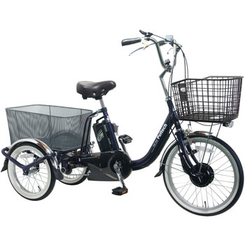 防災サイクル 前20型/後16型ノンパンク電動アシスト三輪自転車 TBDR-163-TCシリーズ PELTECH(ペルテック)