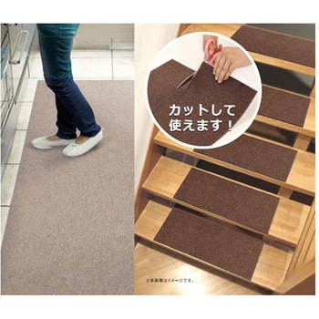 洗える吸着マット ベージュ 大島屋