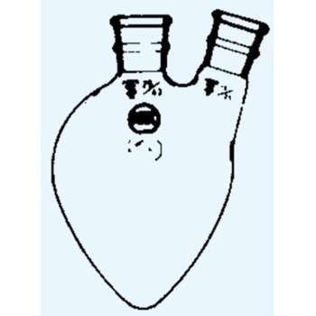 二頭ナシフラスコ 4028シリーズ 日本理化学器械(NRK)