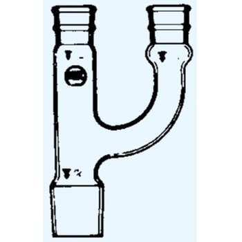 分留管Y型 上部15 4070シリーズ 日本理化学器械(NRK)