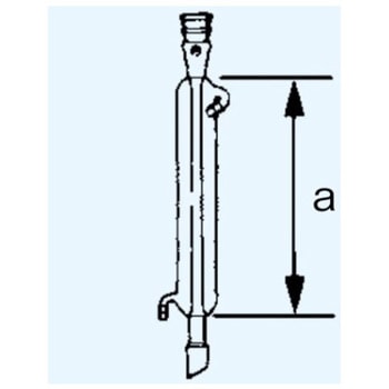 冷却器 リービッヒ型 上部15 下部15 4105シリーズ 日本理化学器械(NRK)