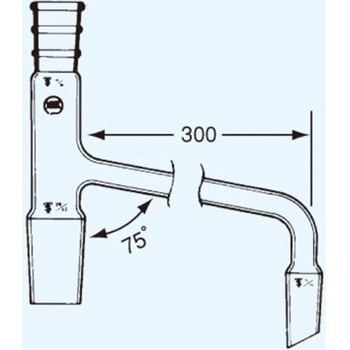 分留管 TS上部15 075シリーズ 日本理化学器械(NRK)