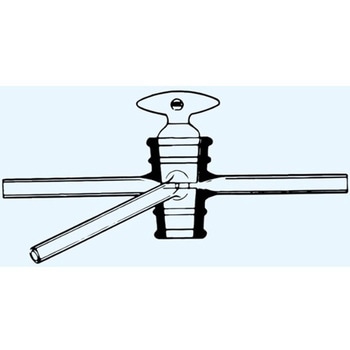 三方コック(ガラスコック) 683シリーズ 日本理化学器械(NRK)