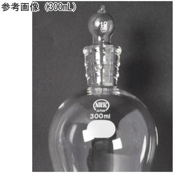 分液ロート スキーブ型(ガラスコック)白 166シリーズ 日本理化学器械(NRK)