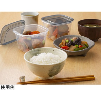 楽ちんパックスクエア深型430ml2個組 #1815シリーズ イノマタ化学