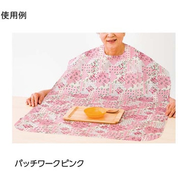 食事用エプロン パッチワーク 38918シリーズ ケアファッション