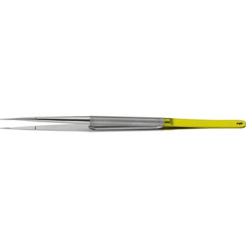 ダイヤダスト付マイクロピンセット 18.5cm ラウンドハンドル FMシリーズ ビー・ブラウンエースクラップ