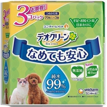 デオクリーン 純水99%ウェットティッシュ つめかえ用 ユニ・チャーム