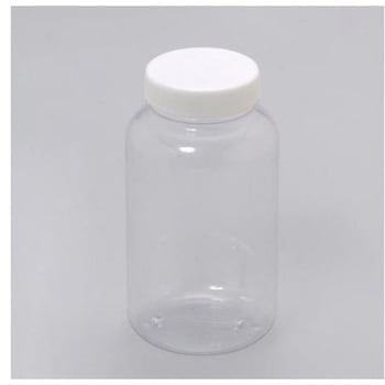 広口ポリ容器(クリアー)Φ80x145mm/500mL EA508AF-48シリーズ エスコ