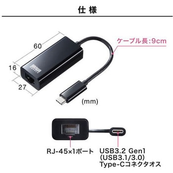 LANアダプター EA759GYシリーズ エスコ