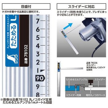 丸鋸ガイド定規 EA851Xシリーズ エスコ
