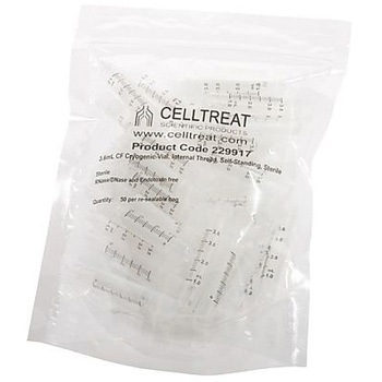 CF フリーズクライオジェニックバイアル 雌ネジ 自立式 滅菌 500個入 Celltreat