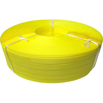 PPバンド M-19 19mm×1000 黄 司化成