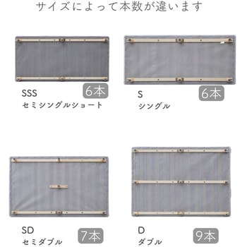 【脚のみ】ロボット掃除機が入る 脚付きマットレス 専用脚 YAMAZEN(山善)