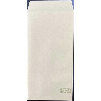 森林認証クラフト封筒 サイド貼 長3 70g 枠無 1000枚入 寿堂紙製品工業