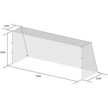 一般サッカーゴールネット トーエイライト
