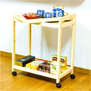 3段ワゴン トレー付 フクダクラフト