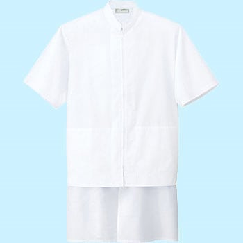HH4315 白衣 半袖ブルゾン(男女兼用)(年間用) アイトス