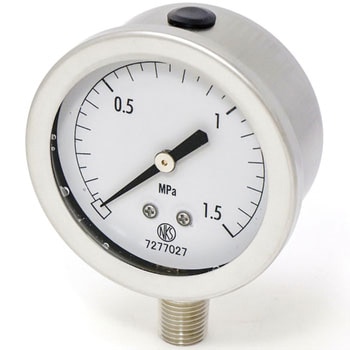 グリセリン圧力計 AU1/4R 60X1．5MPA NKS
