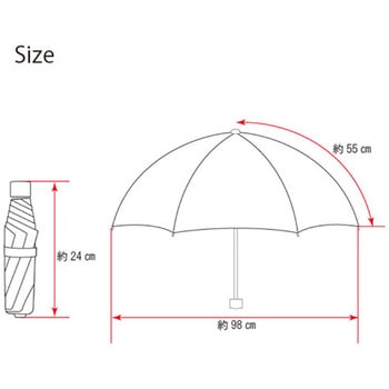 Outdoor Products ムジロゴパイピングミニカサ55cm 10002504シリーズ 丸十コーポレーション