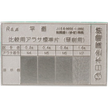 9101 Ra平面研削用アラサ標準片 1個 日本金属電鋳 【通販モノタロウ】