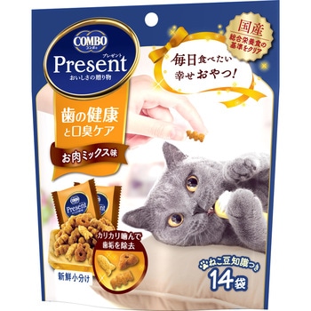 コンボ プレゼント キャット おやつ 歯の健康と口臭ケア お肉ミックス味 日本ペットフード