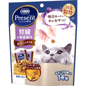 コンボ プレゼント キャット おやつ 腎臓の健康維持 お肉ミックス味 日本ペットフード