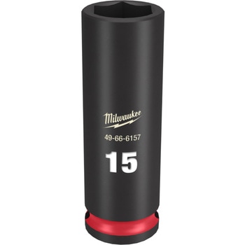 SHOCKWAVE IMPACT DUTY ディープインパクトソケット 3/8インチ(9.5mm)角 15mm ミルウォーキーツール