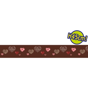 ビニール幕 Chocolate Valentine[45cm(H)] - アルファ[販促]